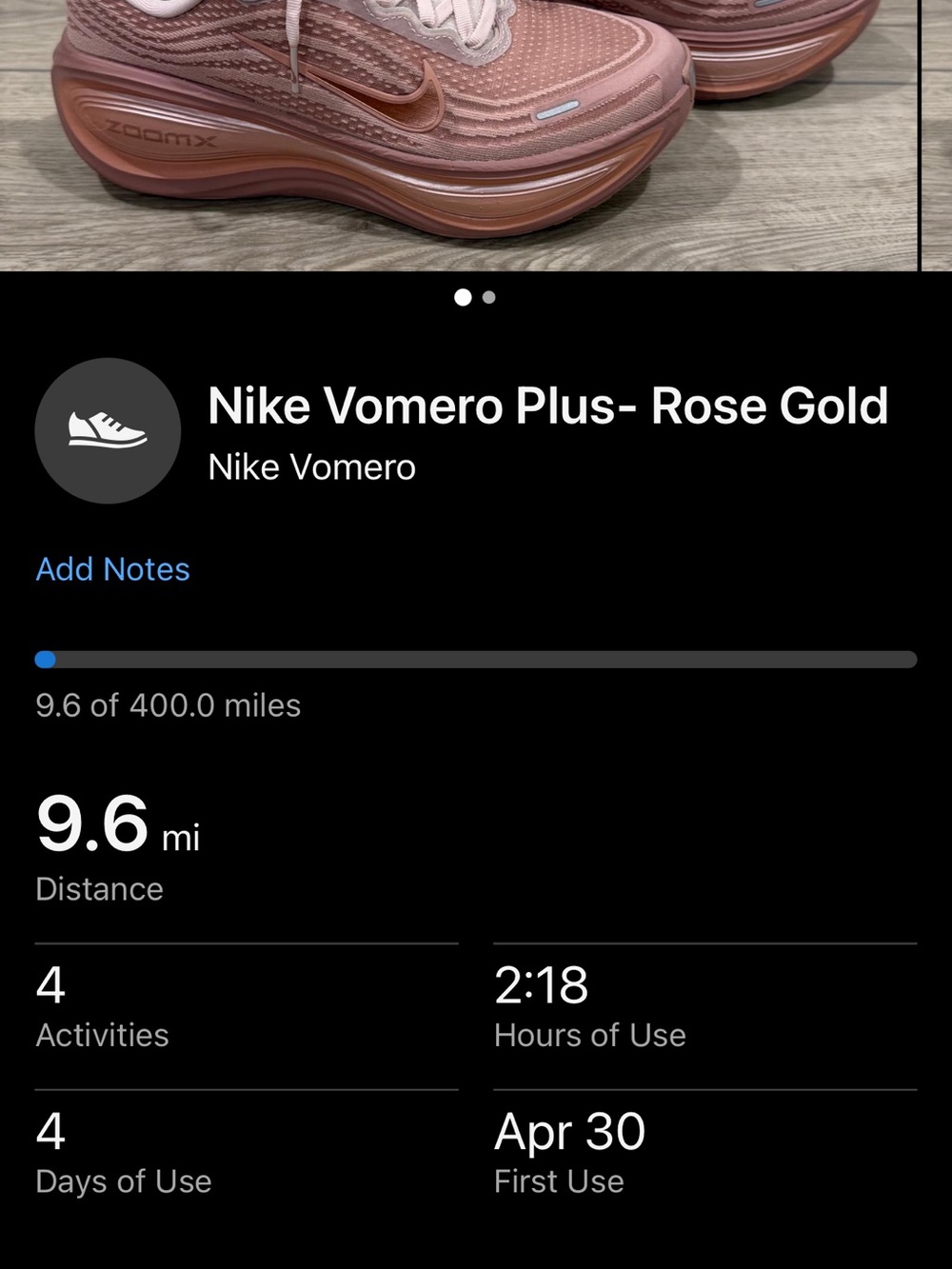 Women’s Nike Vomero Plus Rose Gold Running Sneakers- Size 8.5 - Picture 6 of 6